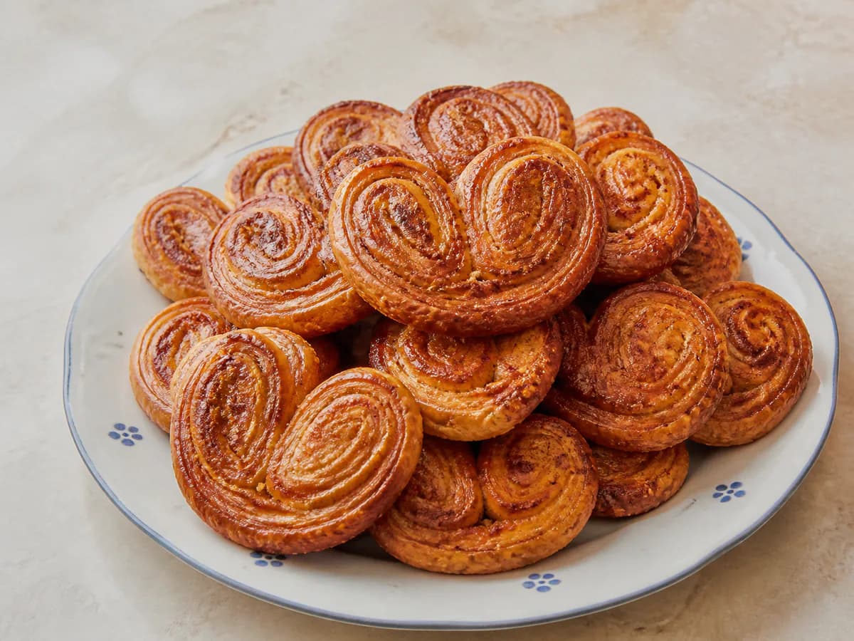 Palmiers de Canela e Açúcar Mascavado