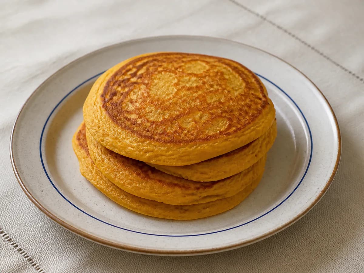 Panquecas de Abóbora com Canela