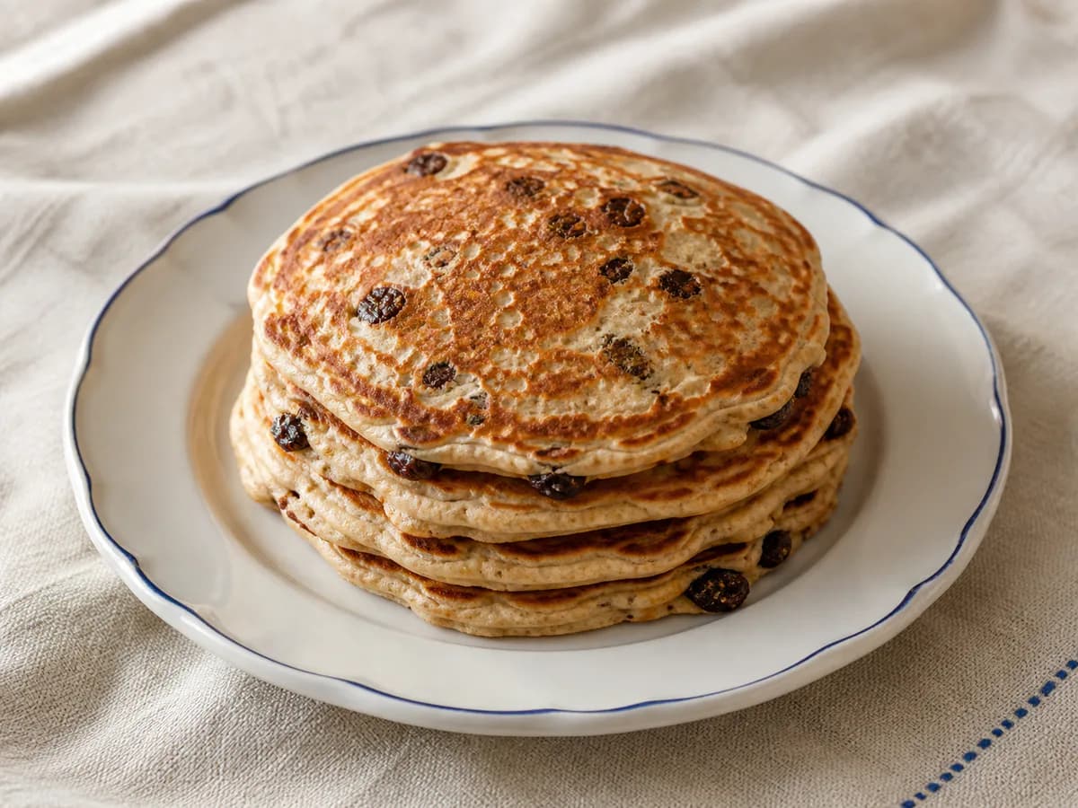 Panquecas de Avelã com Sultanas