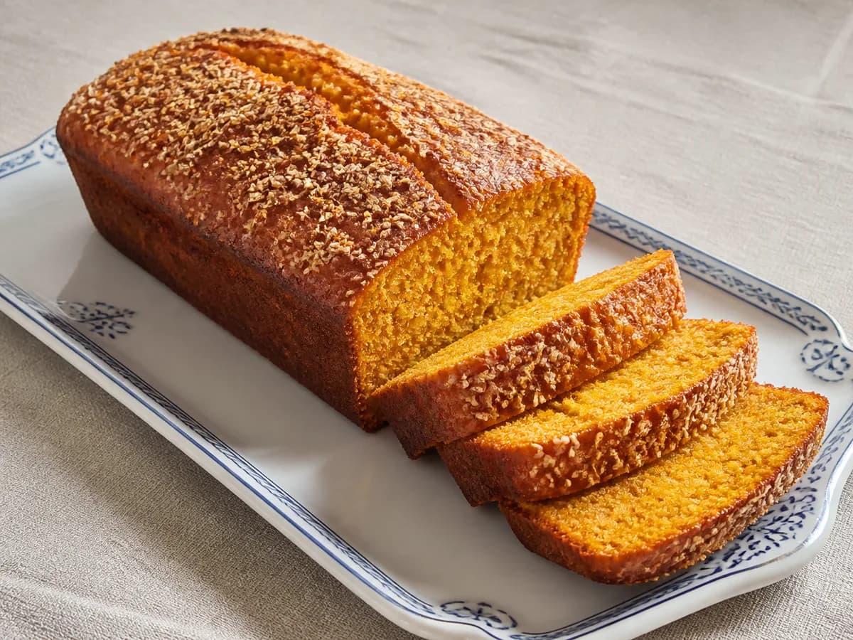Pão de Abóbora com Coco