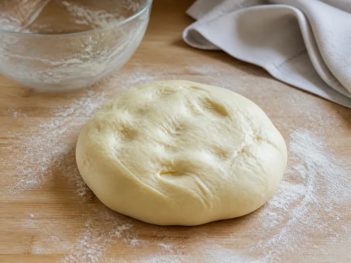Preparação de Pão de Pirex (Pão de Leite Caseiro) durante a confeção
