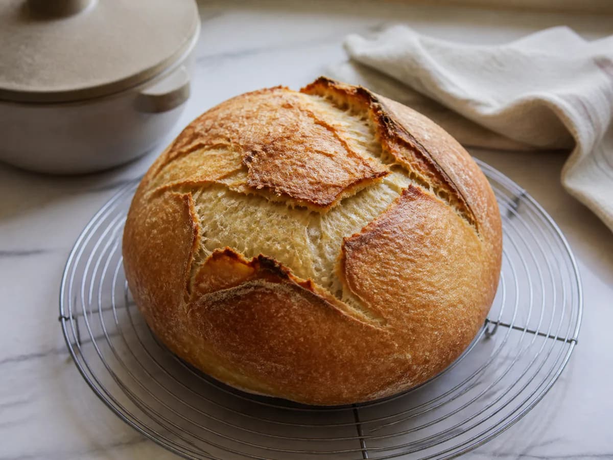 Pão Fácil de Massa Mãe
