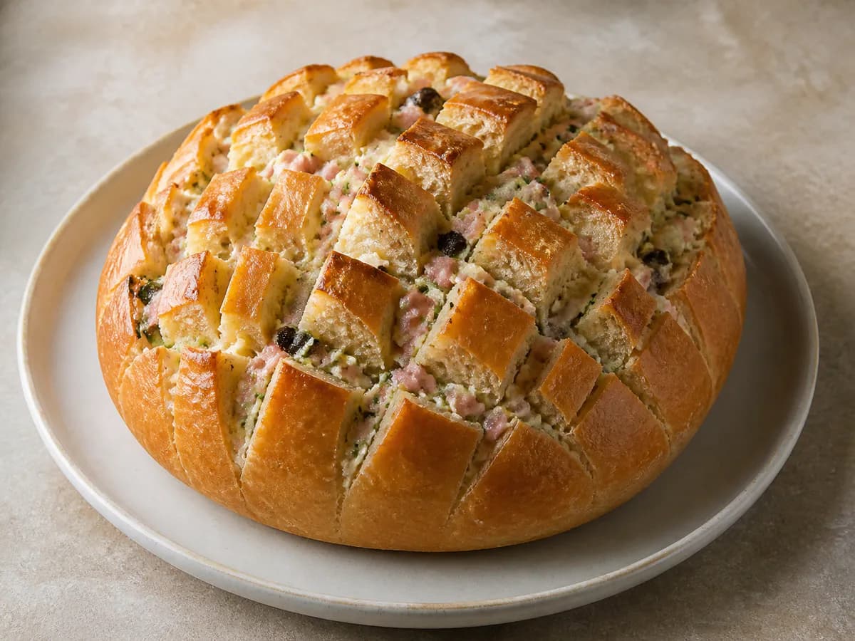 Pão Flor Recheado