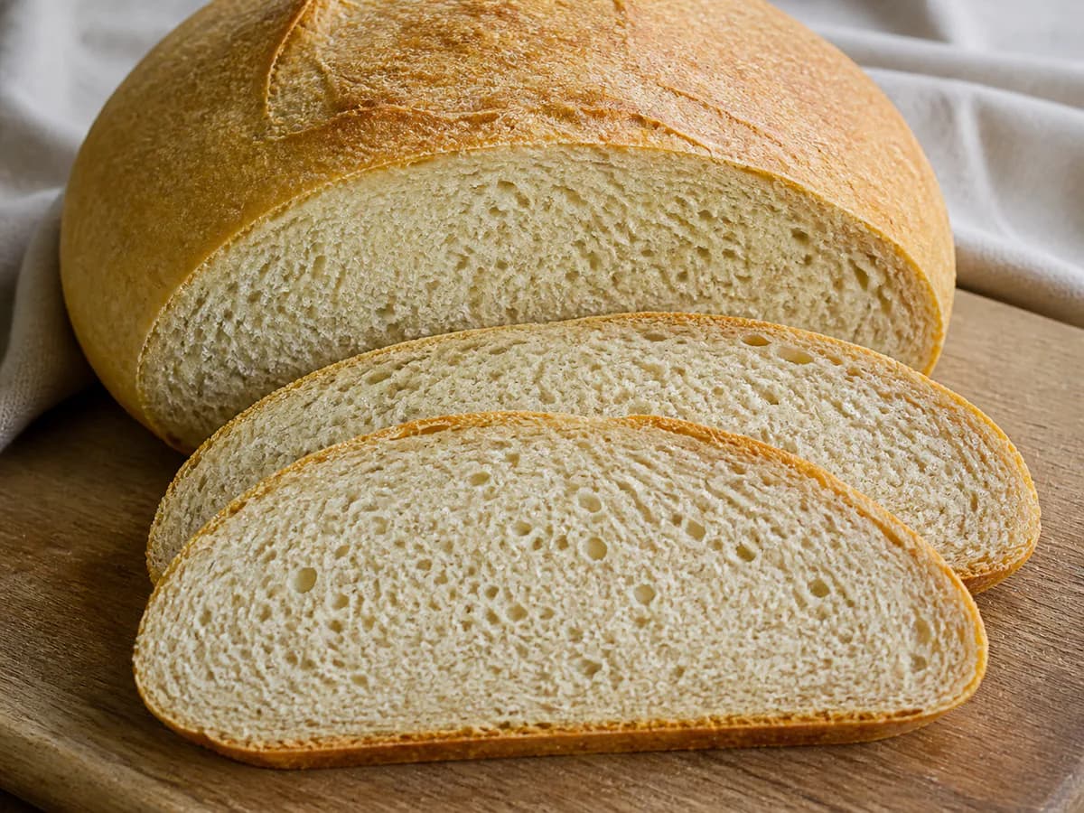 Pormenor de uma porção de Pão Maravilha Bimby