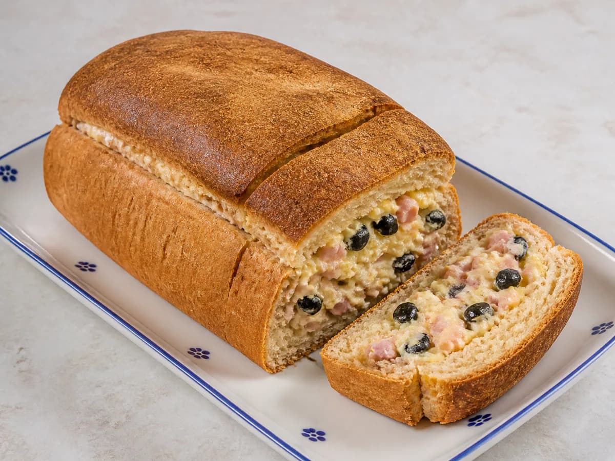Pão Recheado Muito Fácil e Rápido