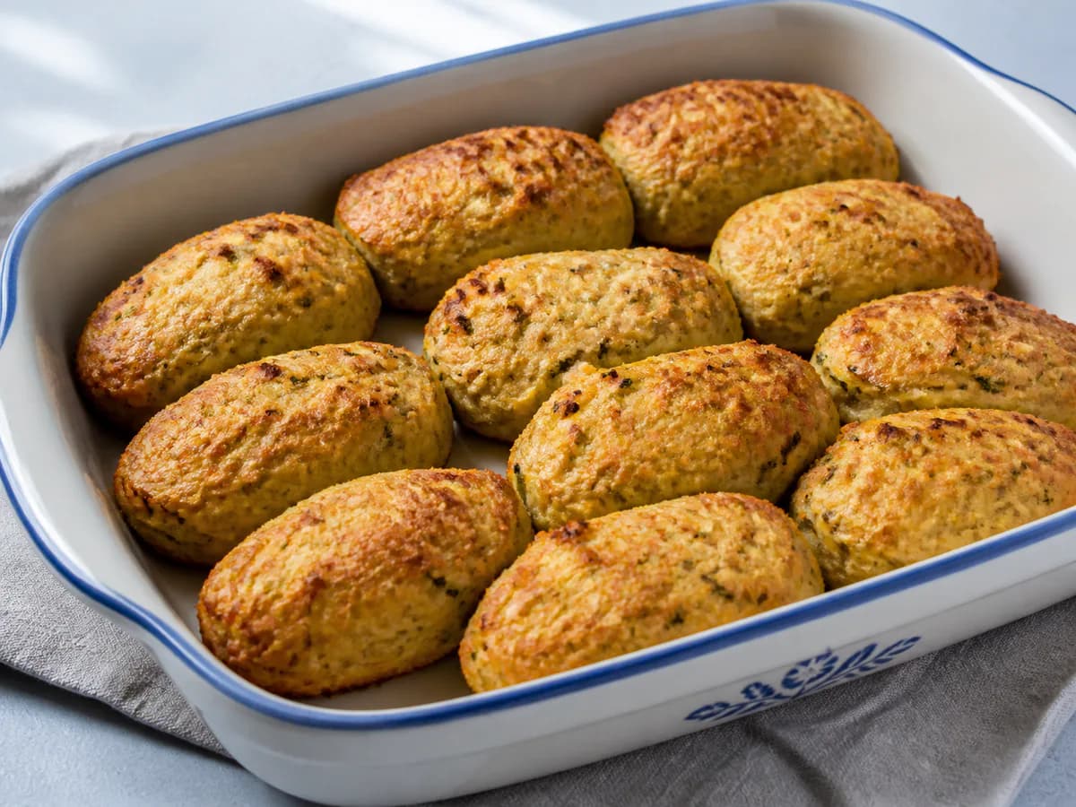 Pastéis de Bacalhau no Forno