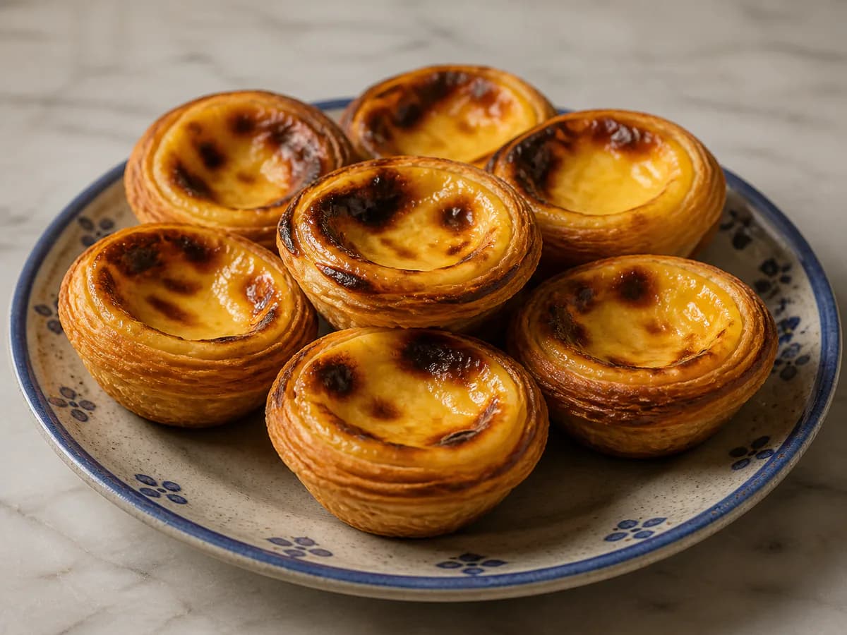 Pastéis de Nata com Creme Leve de Farinha