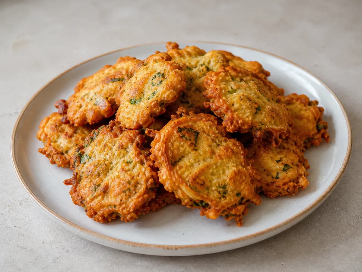 Pataniscas de Bacalhau à Portuguesa