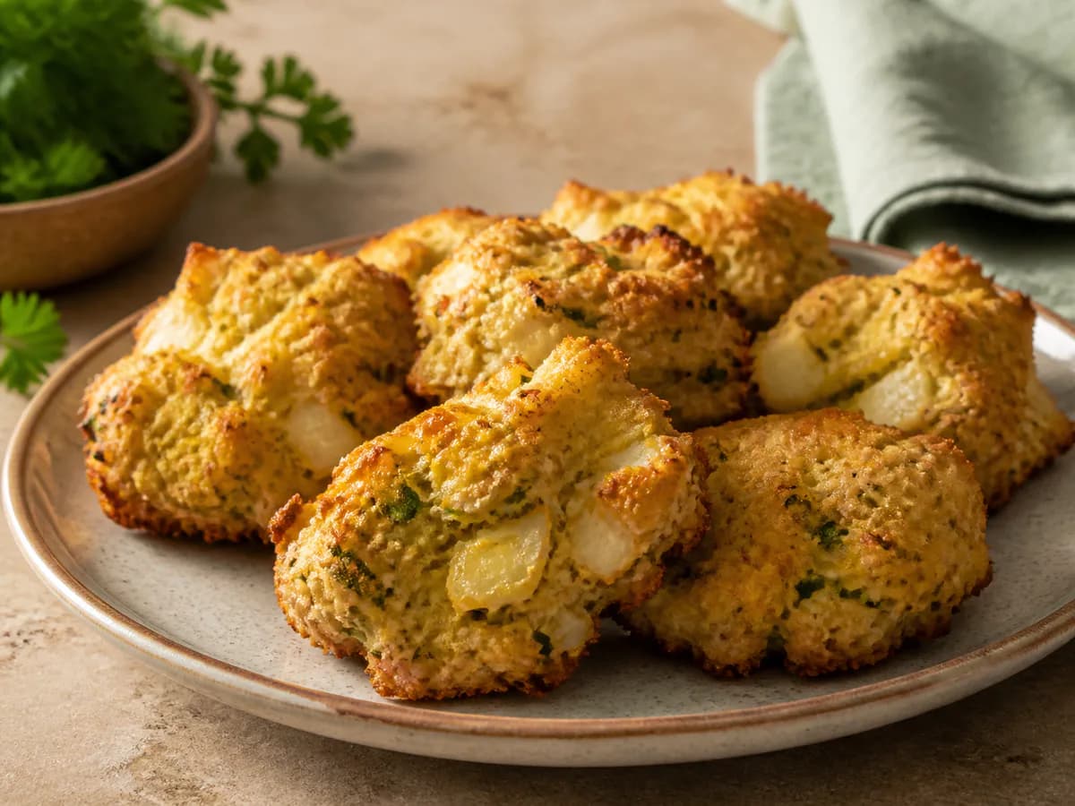 Pataniscas de Bacalhau no Forno
