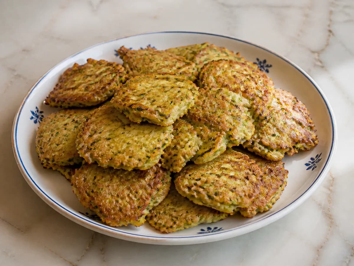 Pataniscas de Courgette e Atum