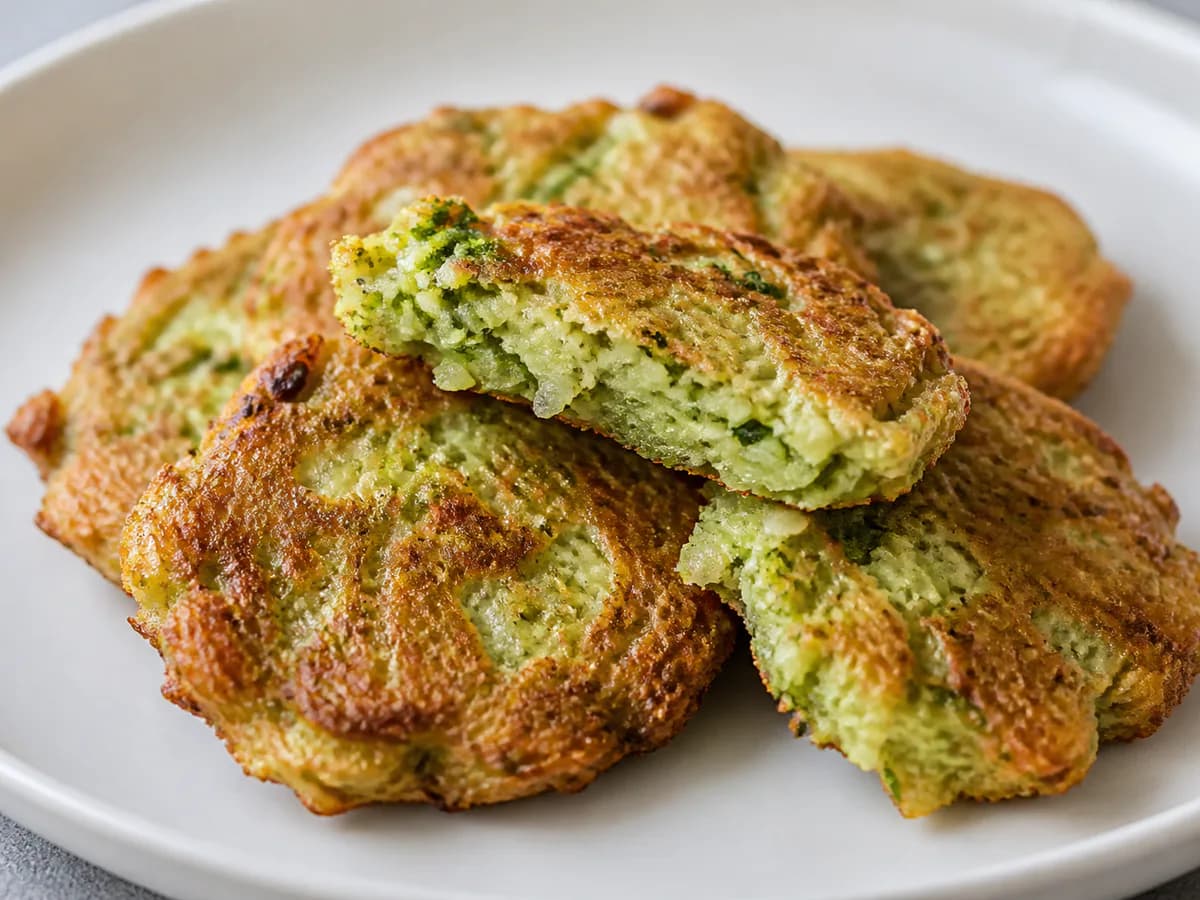 Pormenor de uma porção de Pataniscas de Feijão Verde