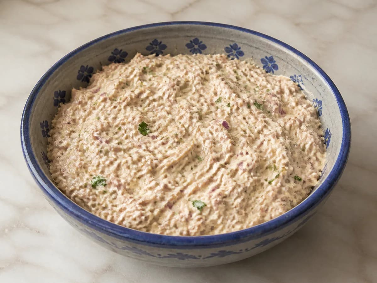 Paté de Atum com Natas e Mostarda