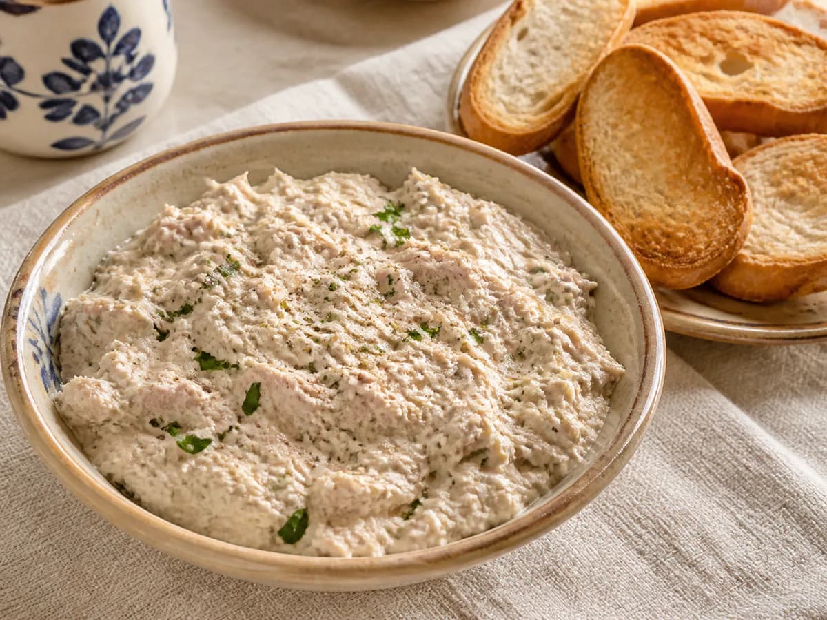 Paté de Atum e Requeijão Cremoso