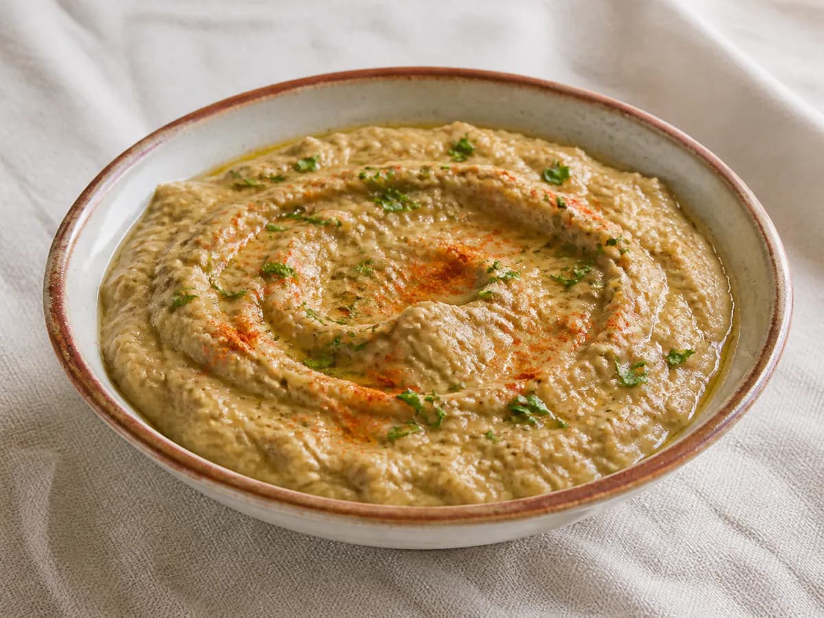 Pâté de Beringela com Cominhos e Limão