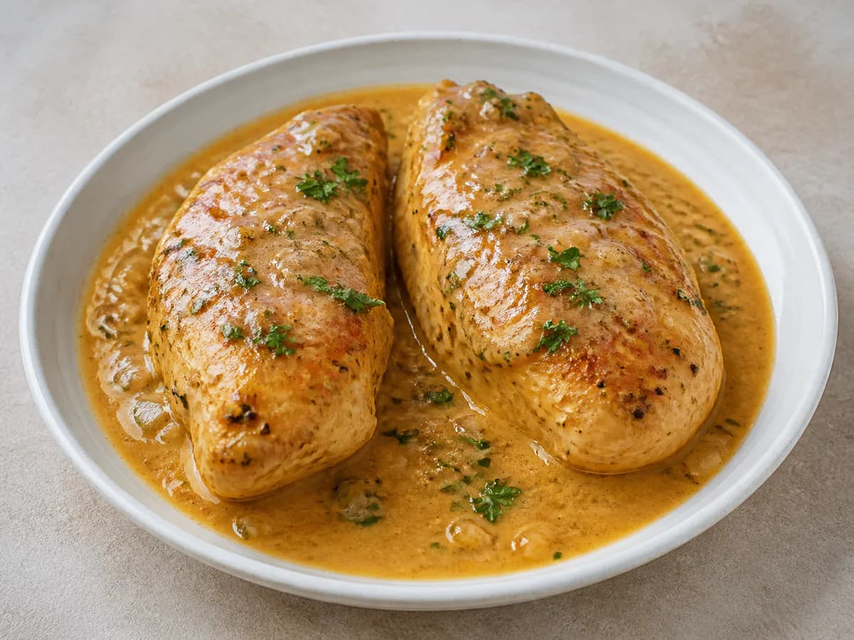 Peito de Frango com Molho Guloso