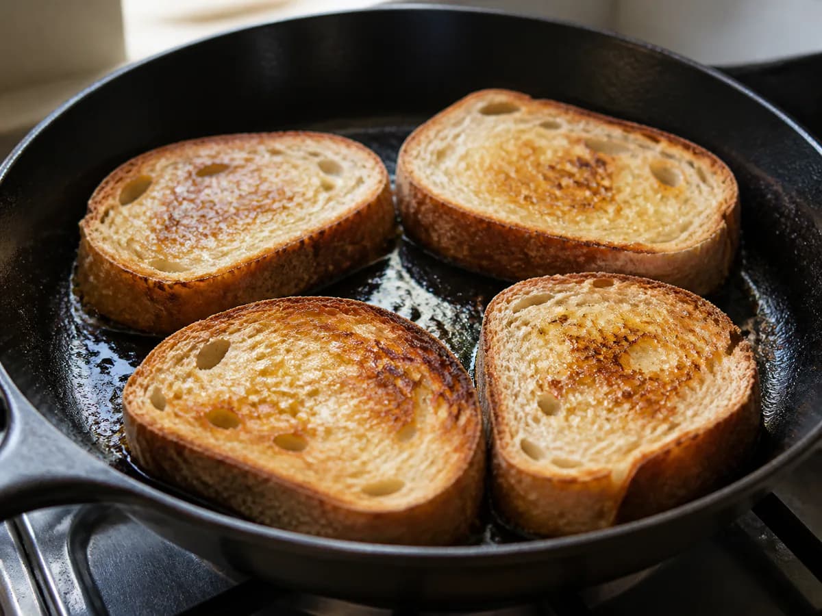 Preparação de Pão Alentejano com Toucinho e Coentros durante a confeção