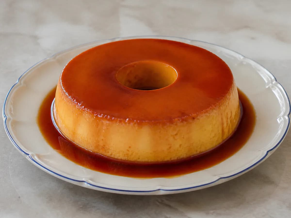 Pudim de Laranja e Vinho do Porto