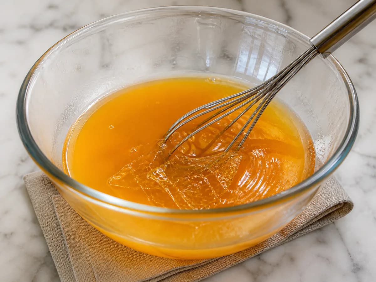 Preparação de Pudim Mandarim na Chávena com Natas e Café (Sem Forno/Micro-ondas) durante a confeção