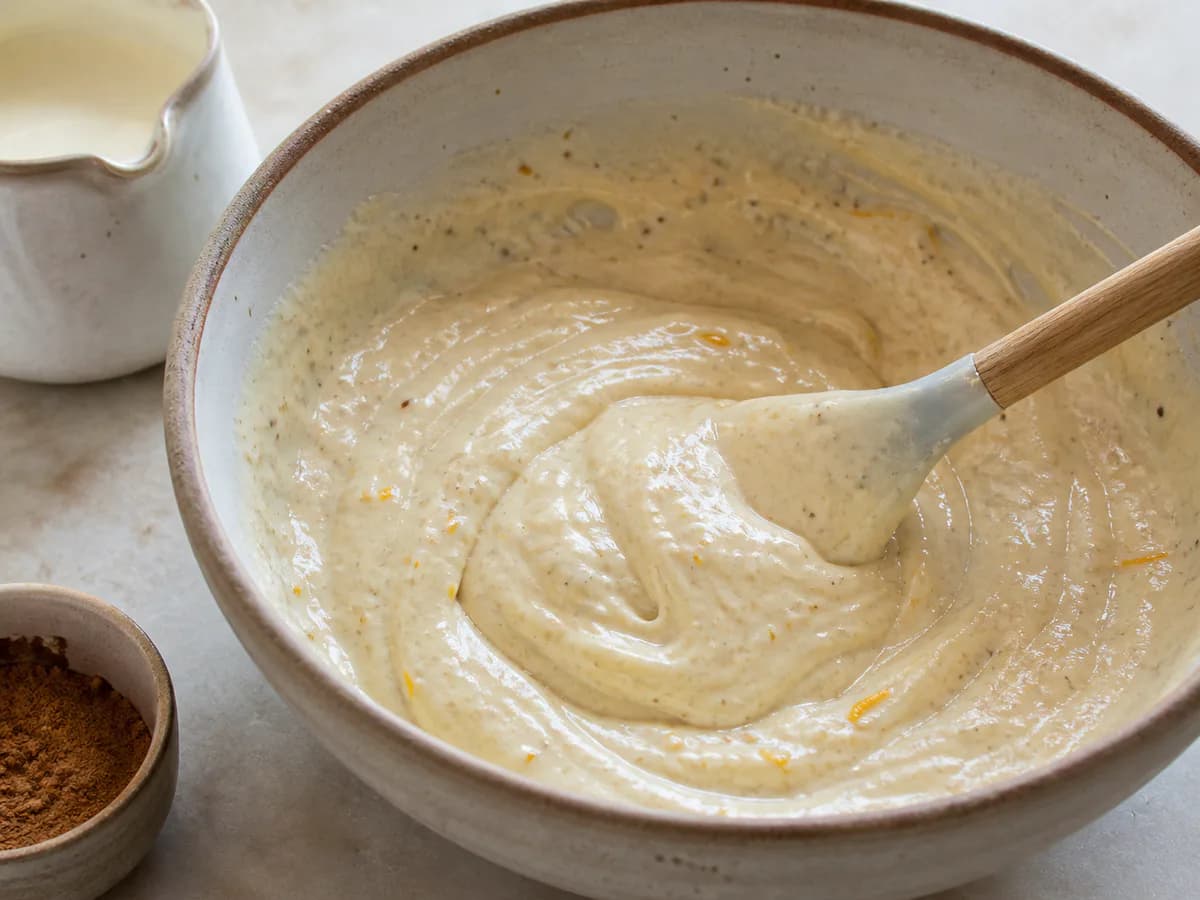 Preparação de Queijadas de Laranja da Nata durante a confeção