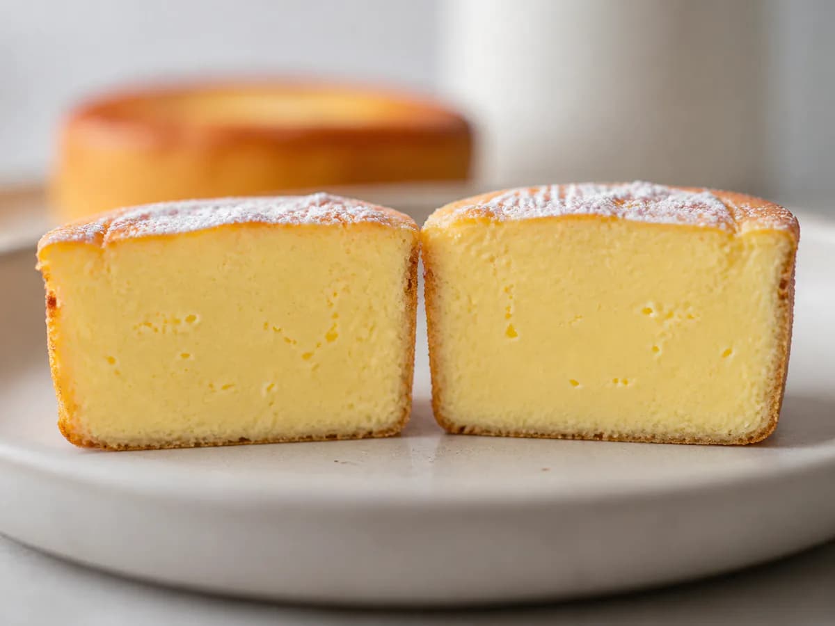 Pormenor de uma porção de Queijadas Deliciosas: Prontas em 5 Minutos!
