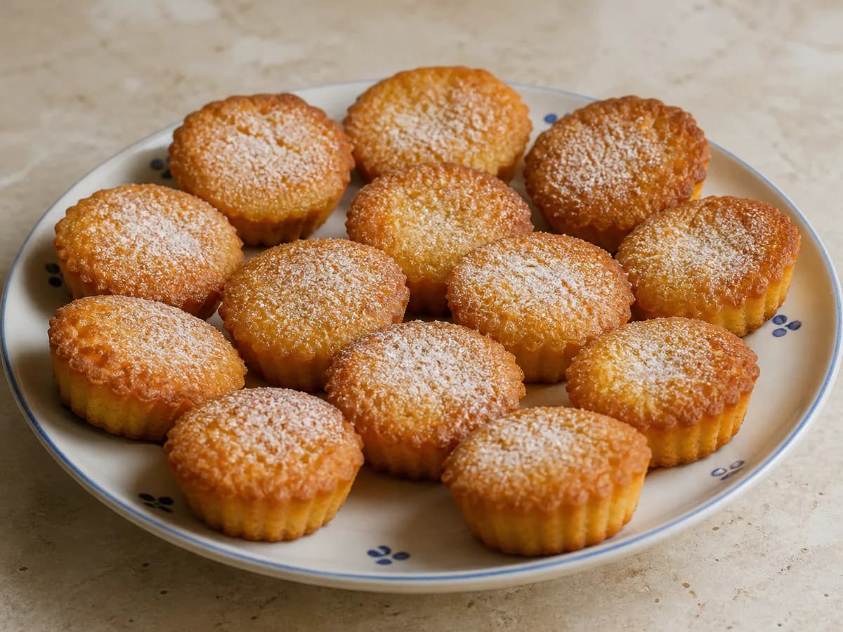 Queijadinhas de Amêndoa