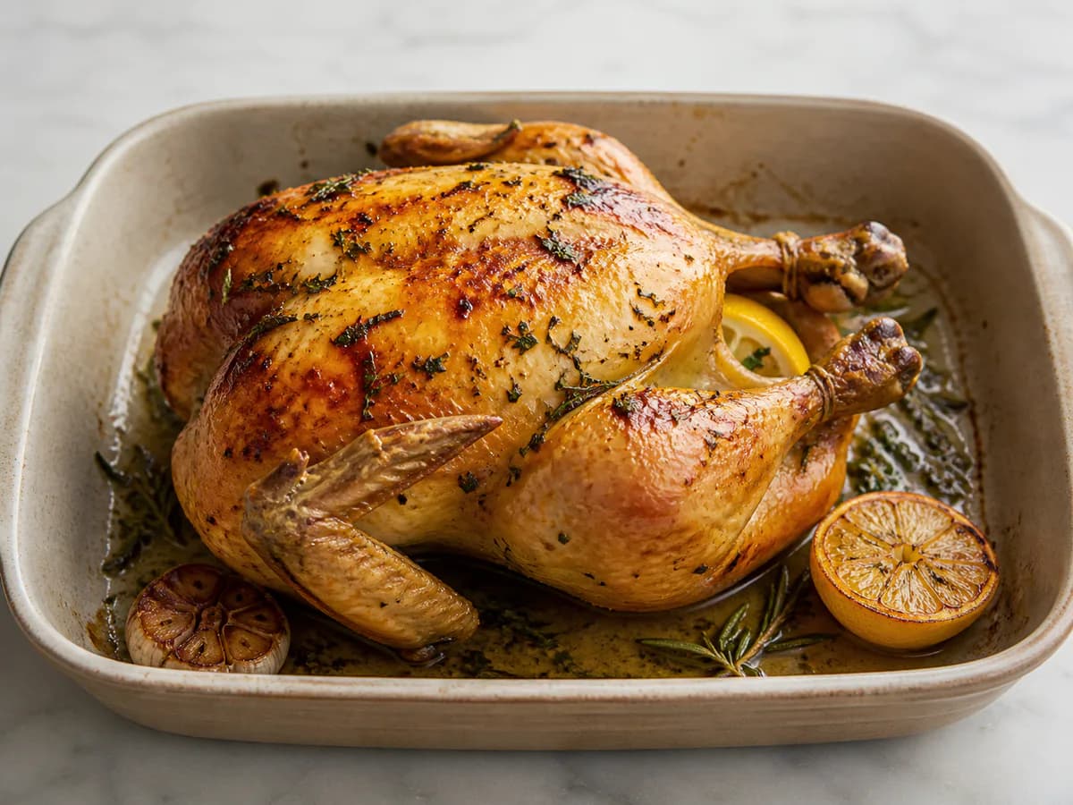 Frango Assado com Limão e Ervas – Simplesmente Irresistível