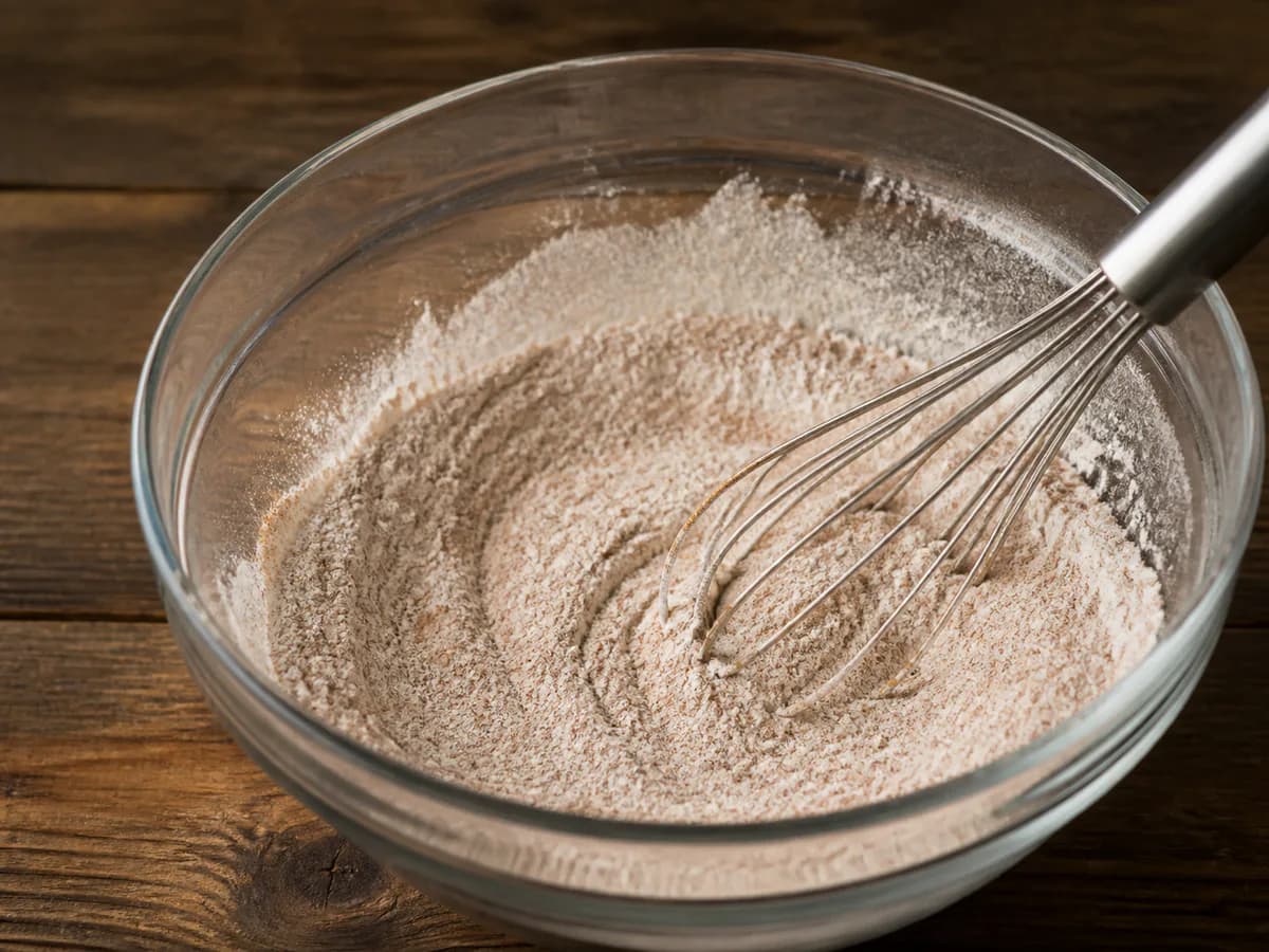Preparação de Queques de Maçã e Chocolate durante a confeção