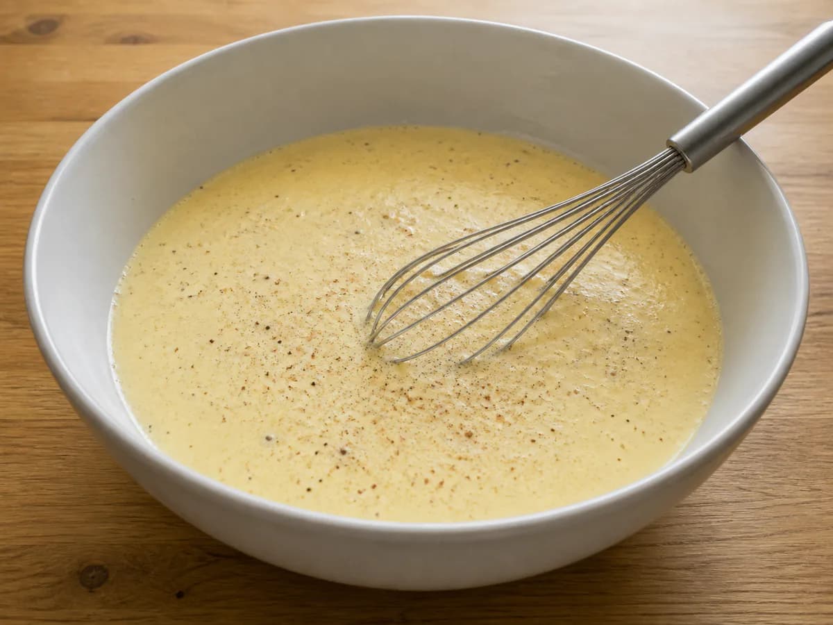 Preparação de Quiche de Frango, Cogumelos e Tomate Cherry durante a confeção