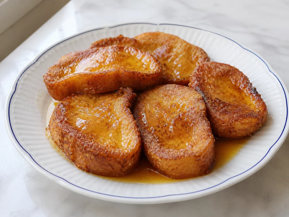 Rabanadas com Calda de Laranja