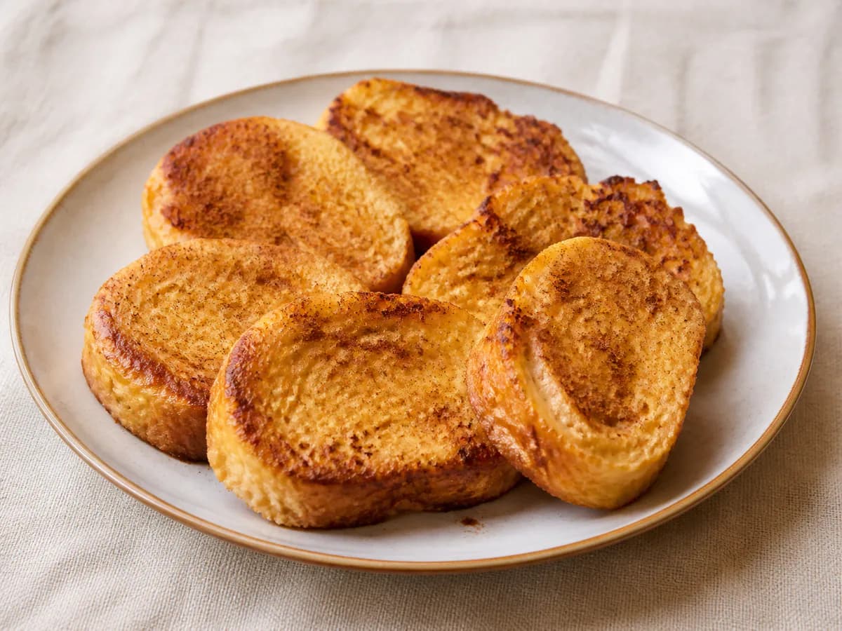 Rabanadas No Forno e Ao Vapor (Versão Light Bimby)