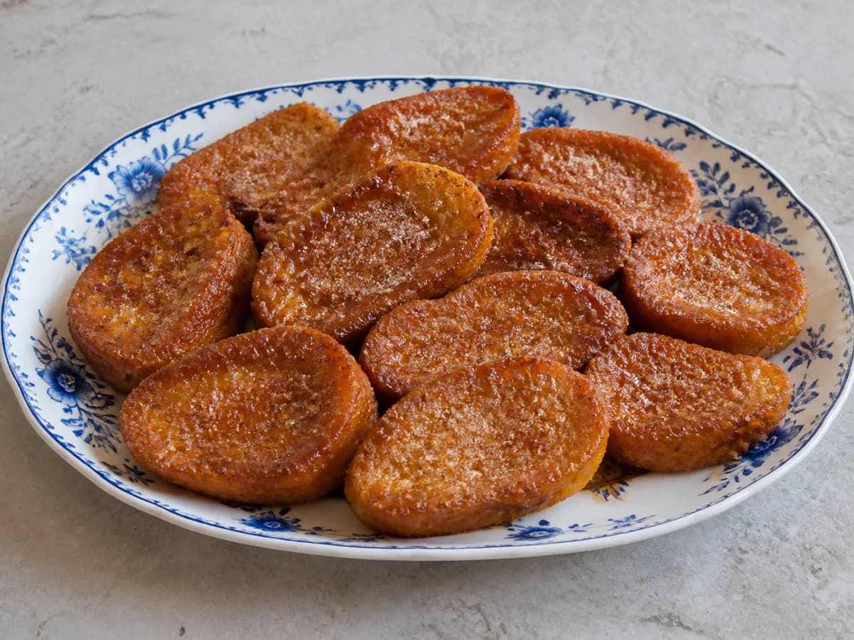 Rabanadas de Natal com Calda de Mel
