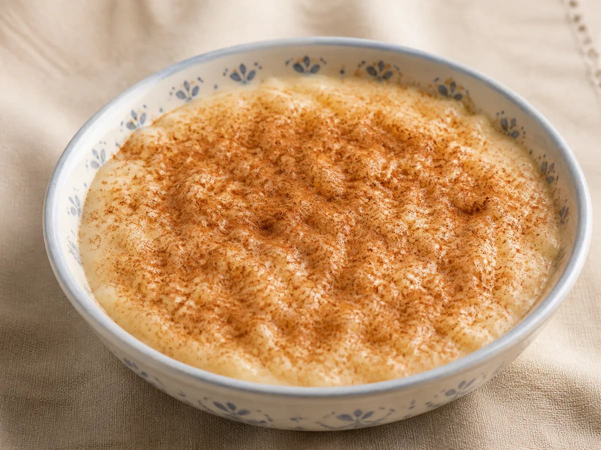Arroz Doce Cremoso com Três Gemas