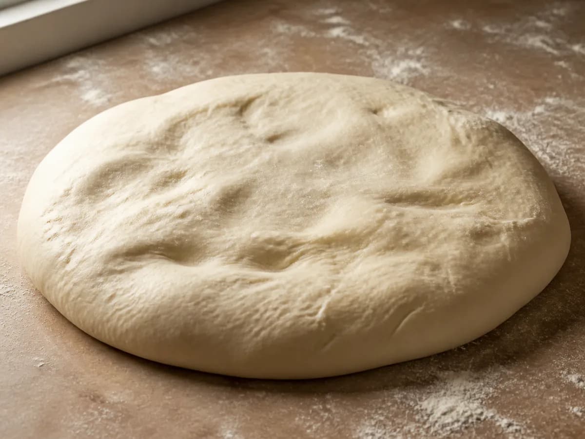 Preparação de Pão Caseiro com Azeite e Açúcar durante a confeção