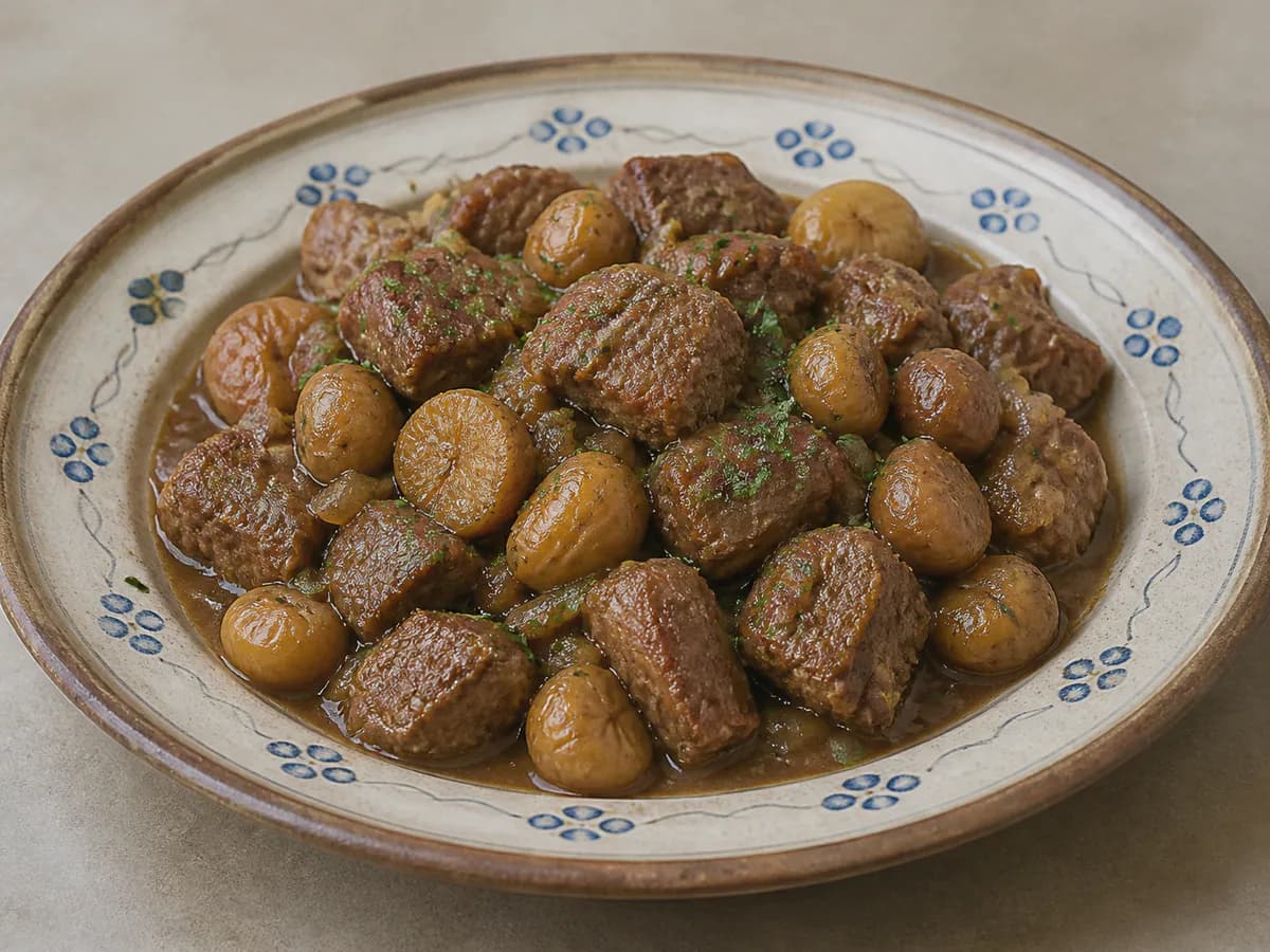 Rojões com Castanhas