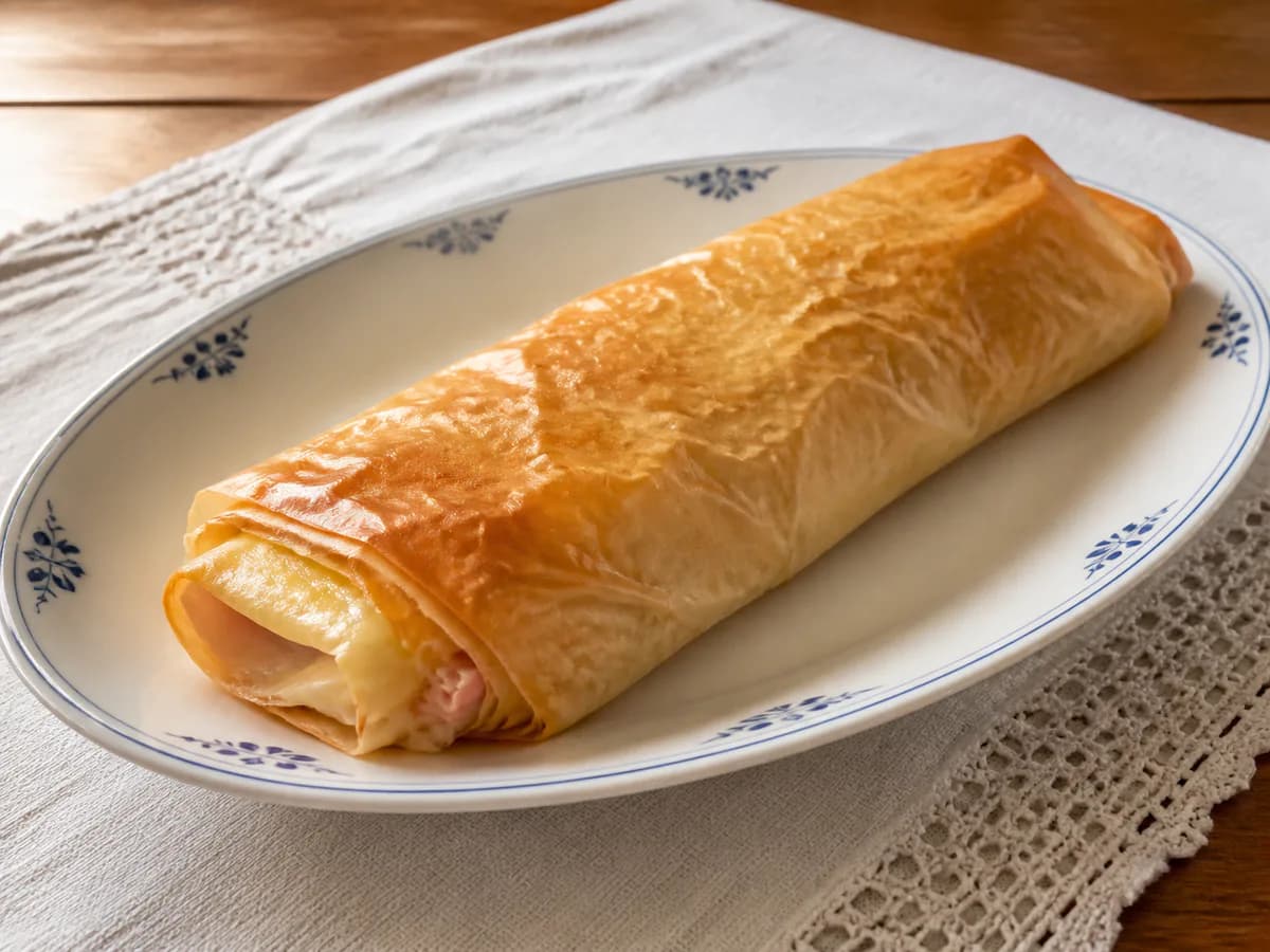 Rolo de Filo com Queijo e Fiambre