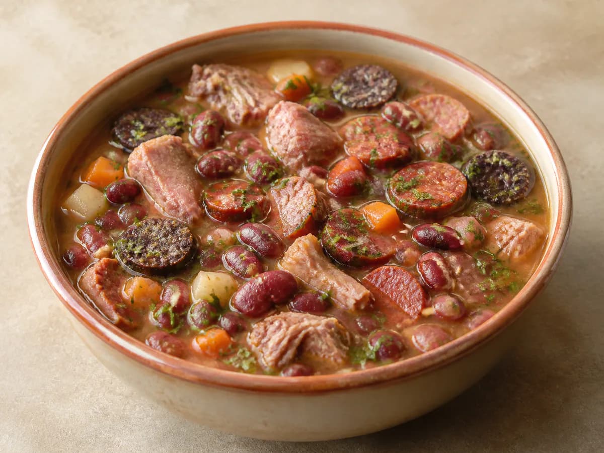 Sopa da Pedra com Chispe e Entrecosto