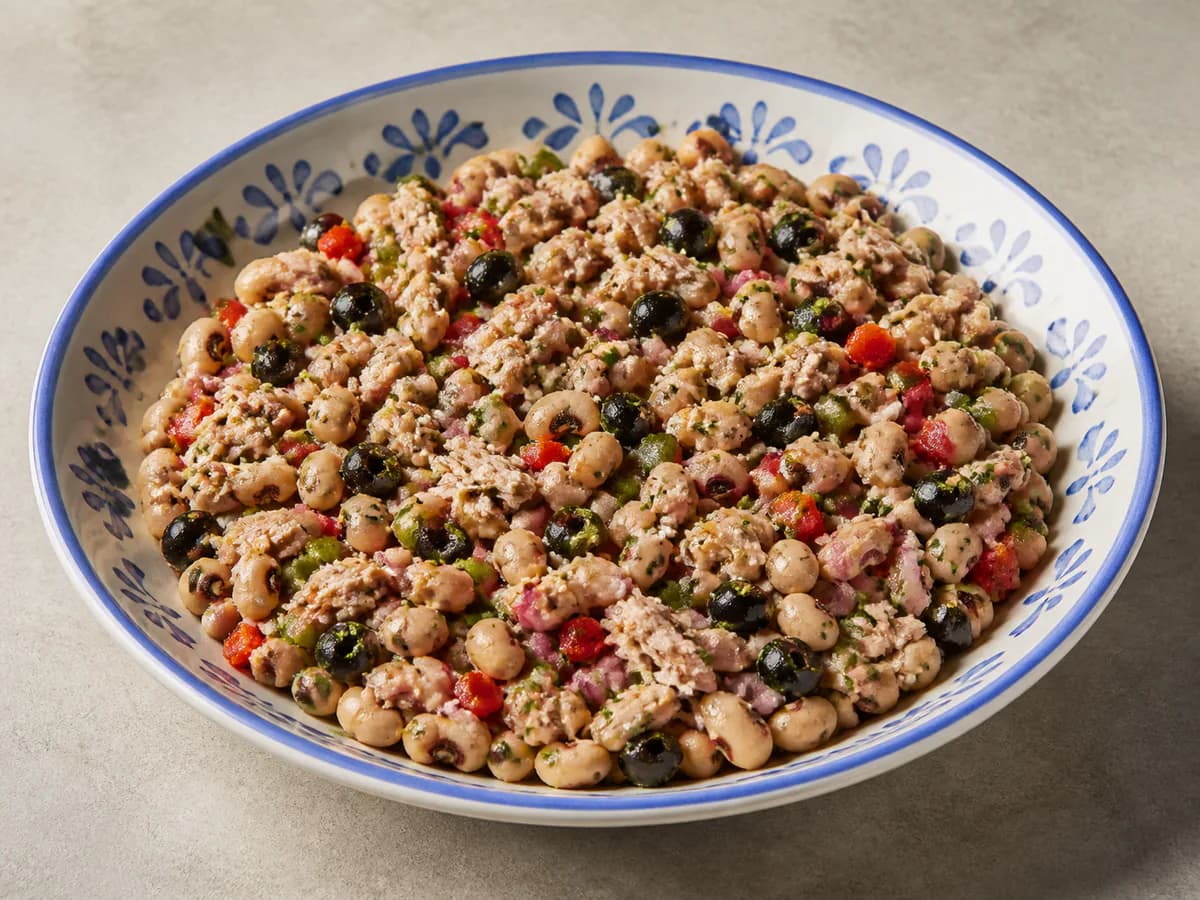 Salada de Feijão Frade com Atum