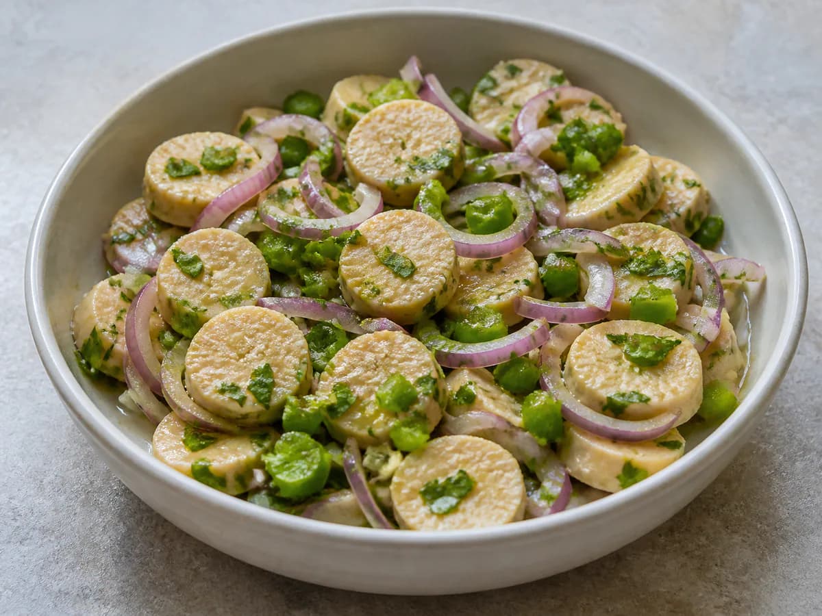 Salada de Ovas Cozidas