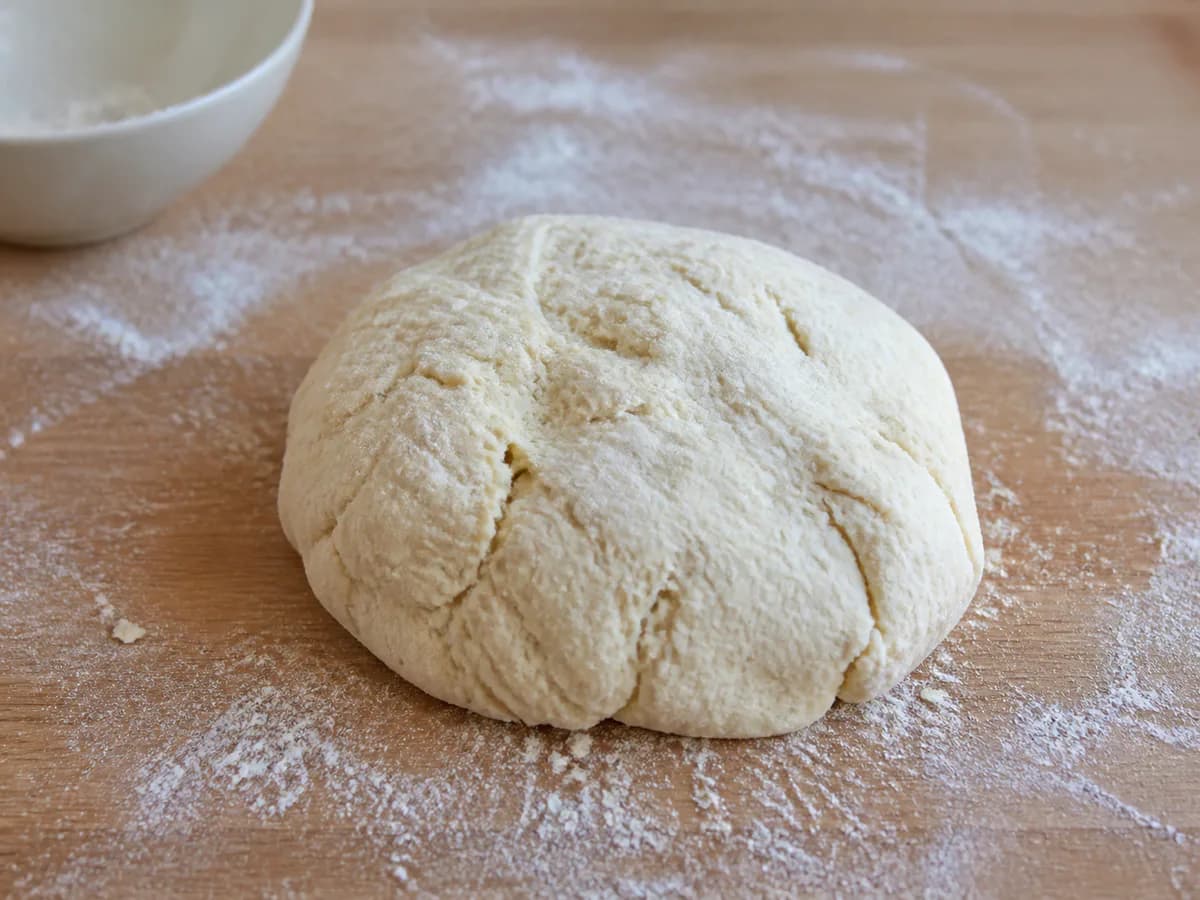 Preparação de Bolinhos de Chá (Scones) durante a confeção