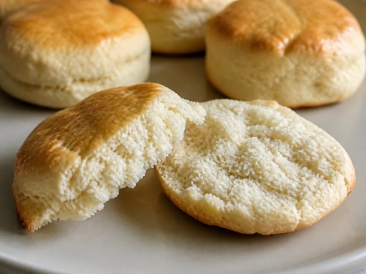 Pormenor de uma porção de Scones Super Rápidos