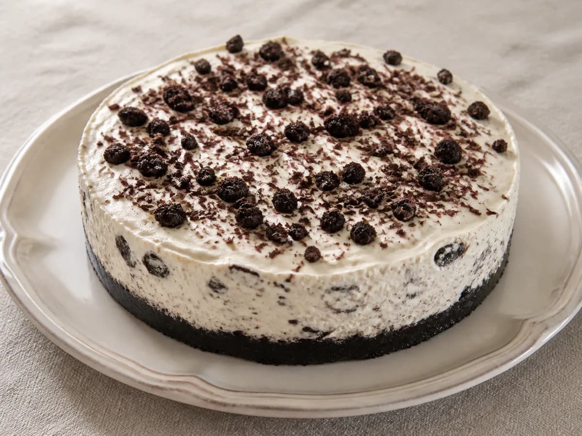 Semi-Frio de Oreo no Congelador