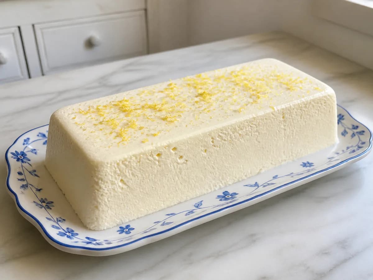 Semifrio de Limão com Natas