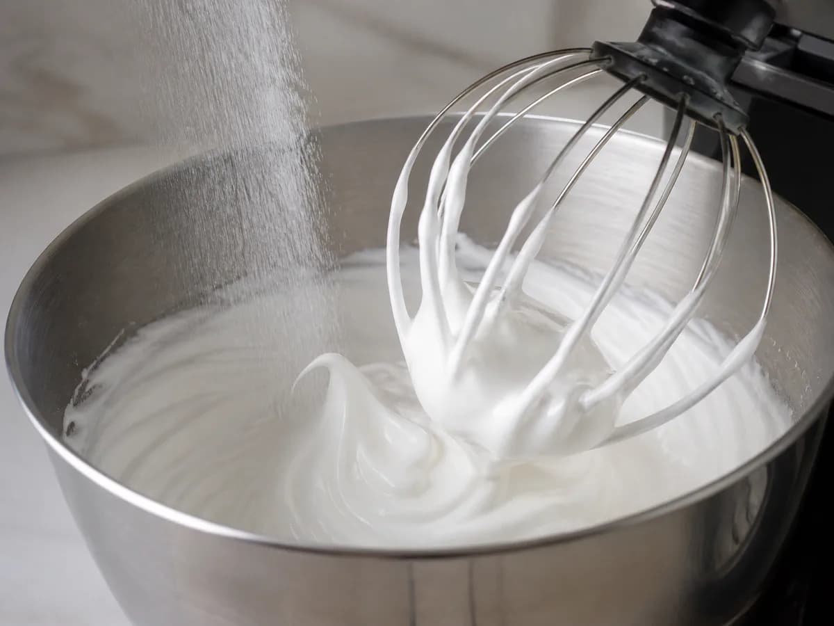 Preparação de Semifrio de Bolacha e Leite Condensado durante a confeção