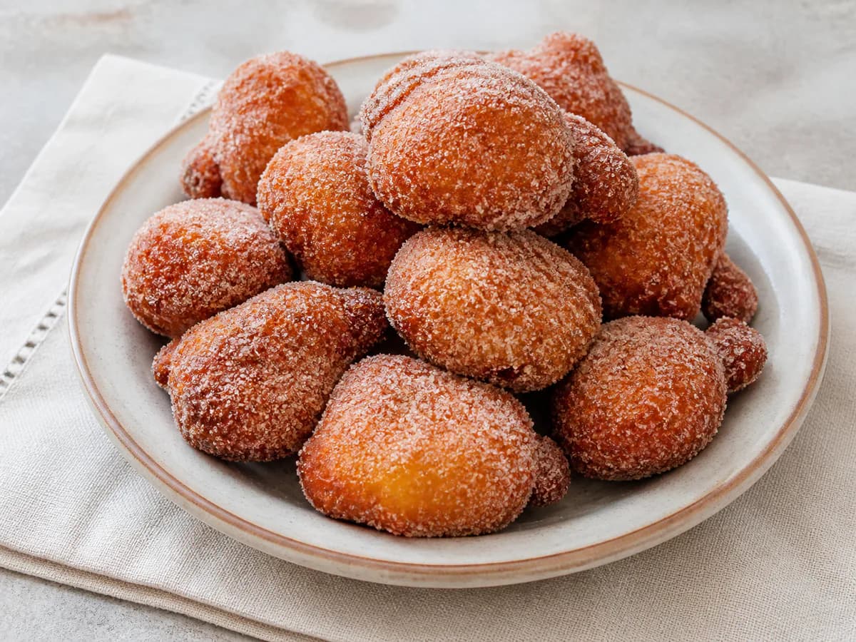 Sonhos de Batata Doce com Canela