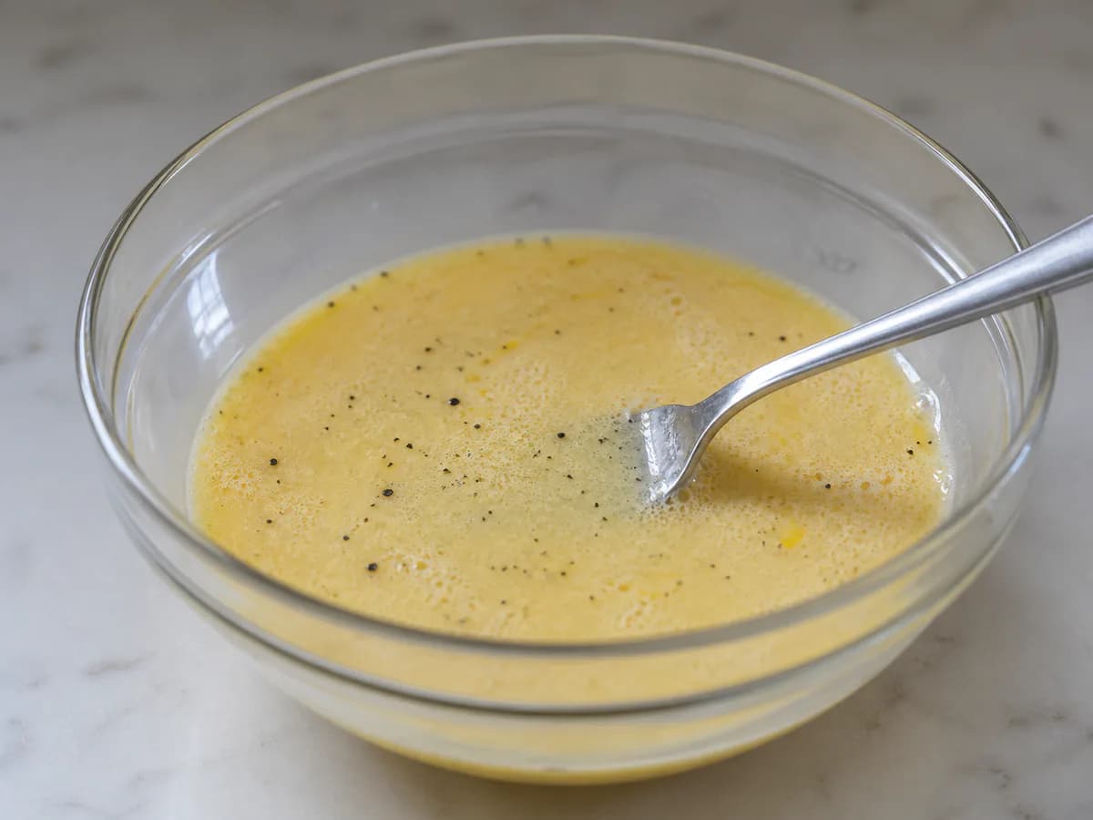 Preparação de Sonhos de Creme e Chouriço durante a confeção