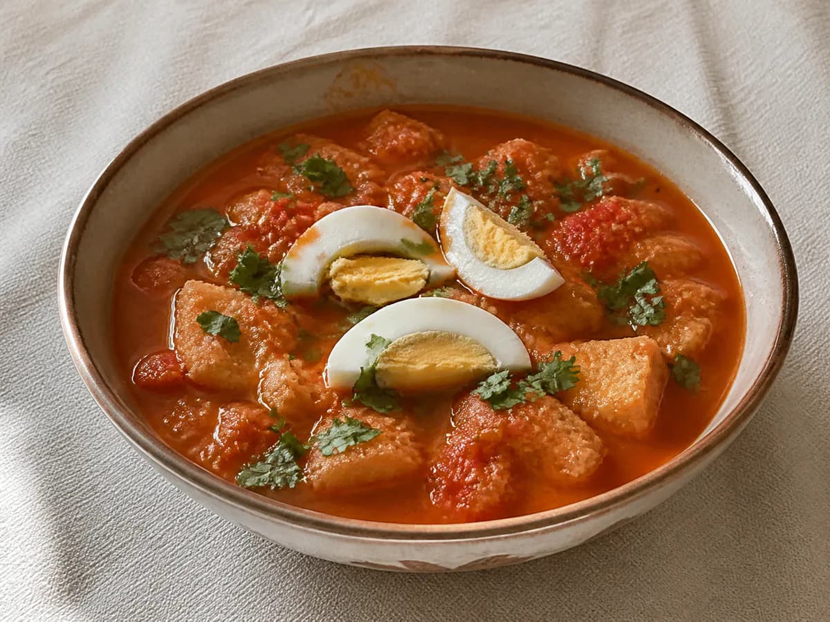 Sopa de Tomate à Alentejana