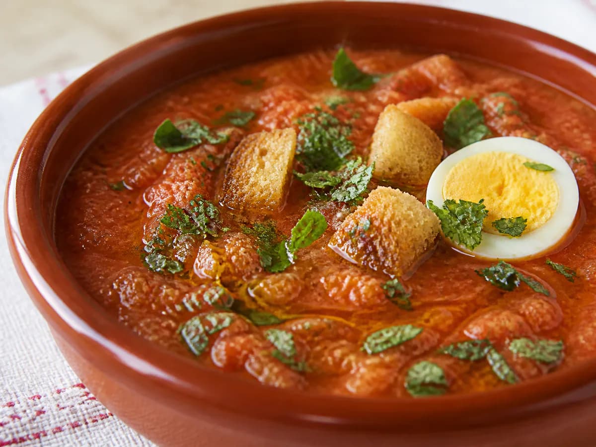 Sopa de Tomate Alentejana