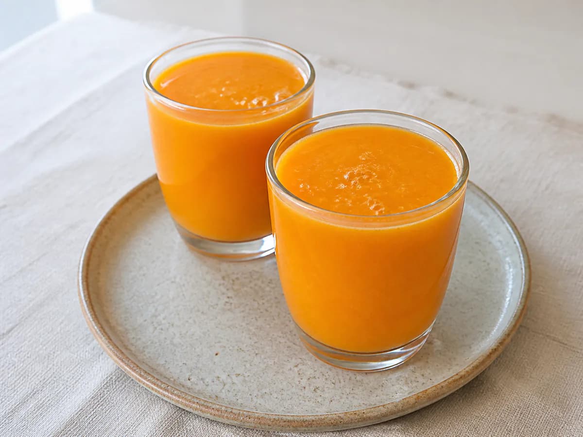 Sumo de Manga, Laranja e Cenoura