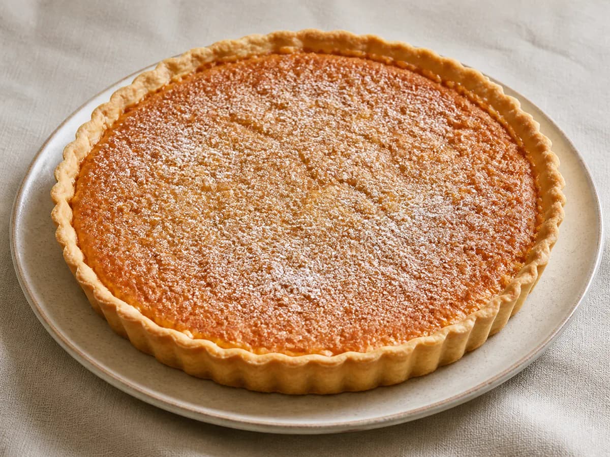 Tarte de Amêndoa Muito Rápida de Fazer