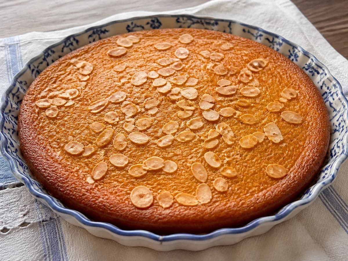 Tarte de Batata Doce e Amêndoa